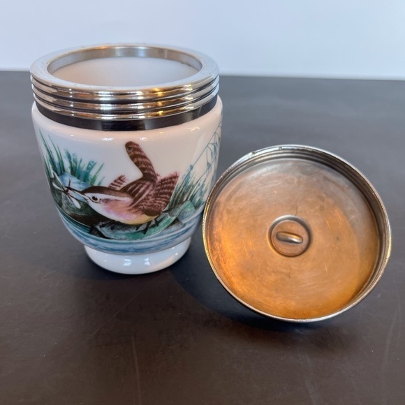 Royal Worcester Porcelain Large Egg Coddler- Birds - Picture 11 of 13